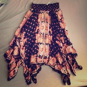 Free People bohemian skirt
